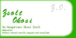 zsolt okosi business card